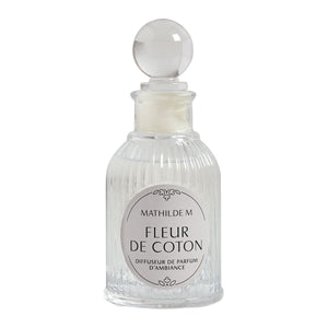 MATHILDE M - Coffret Diffuseur de Parfum 90 ml et décor parfumé - Fleur de Coton